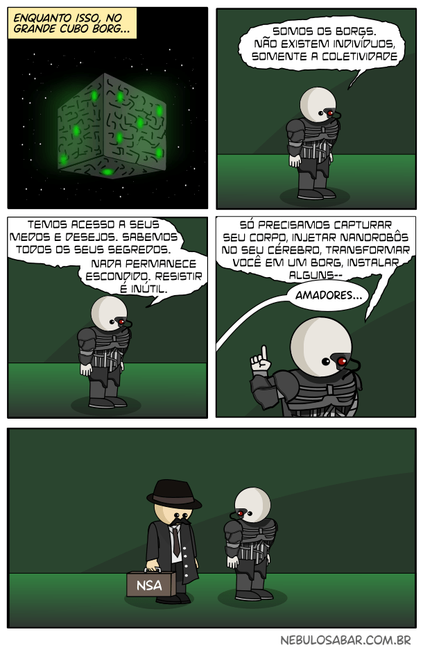Tirinha: Borgs