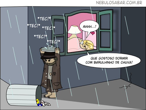 Tirinha: Chuva
