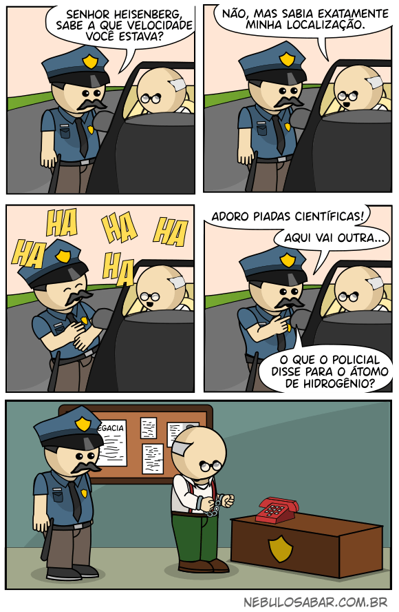Tirinha: Heisenberg
