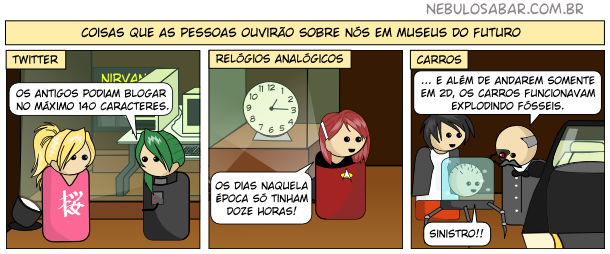 Tirinha: Museus do futuro