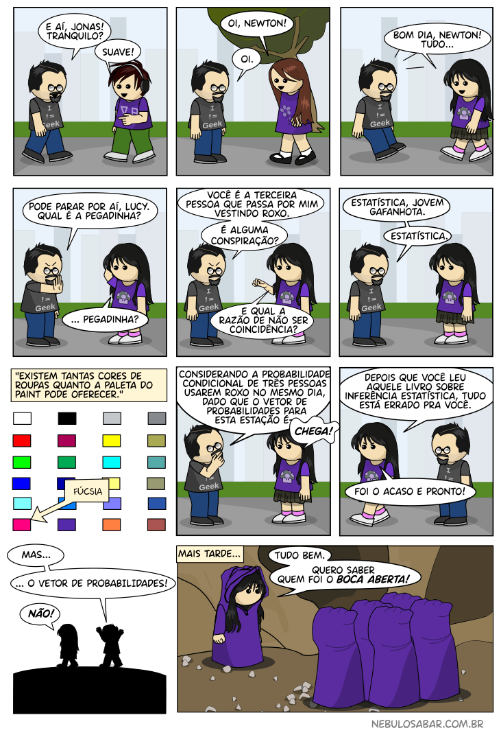 Tirinha: Roxo