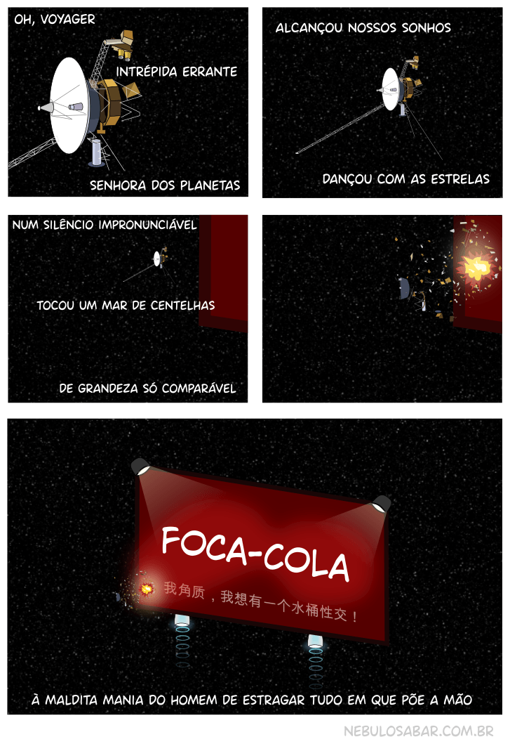 Tirinha: Voyager